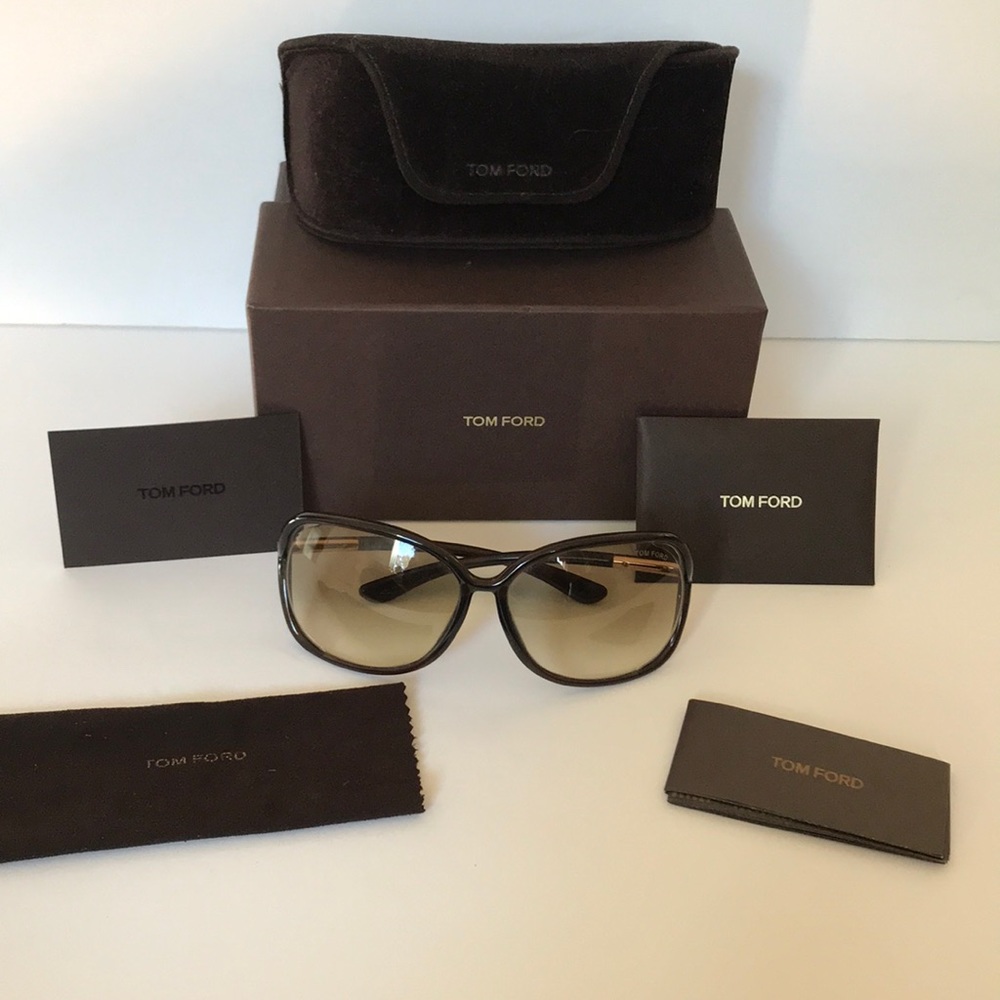 Tom Ford Raquel oversized open side sunglasses